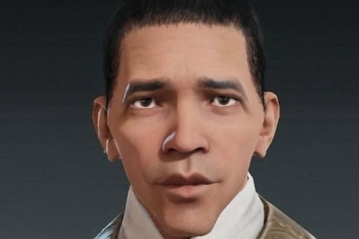 Former US president Barack Obama, as visualised by the AI for Justice Onlin