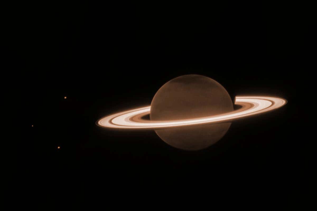 JWST image of Saturn