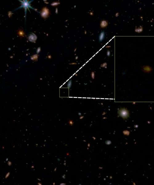 Bizarre galaxy in the early universe died extremely young