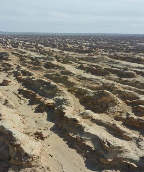 Perfectly straight ridges may cover the poles of Saturn’s moon Titan