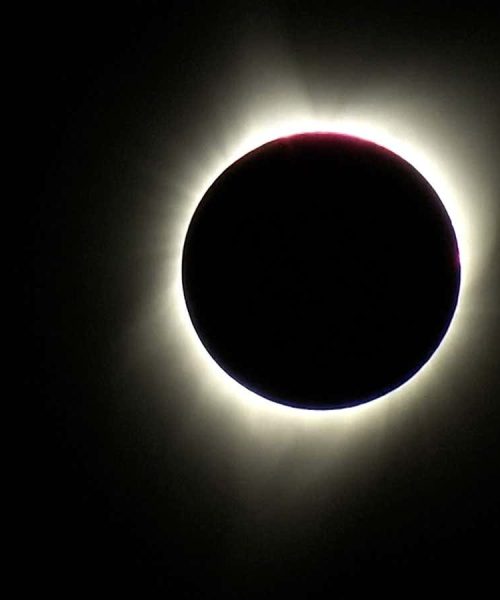 The strange phenomena visible during April’s total solar eclipse