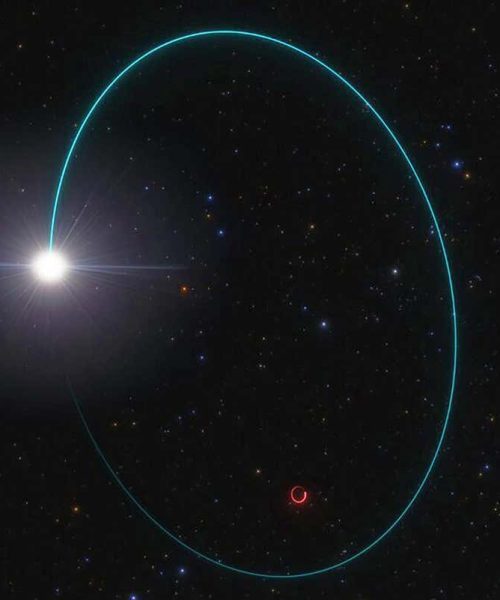 A surprisingly enormous black hole has been found in our galaxy