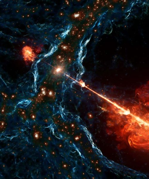 Black hole’s jets are so huge that they may shake up cosmology