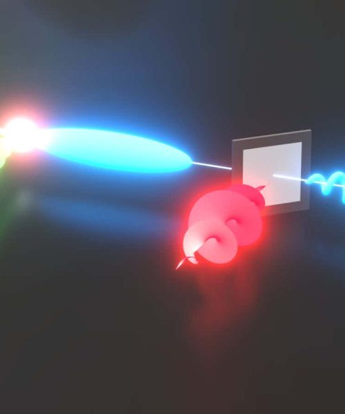 Laser helps turn an electron into a coil of mass and charge