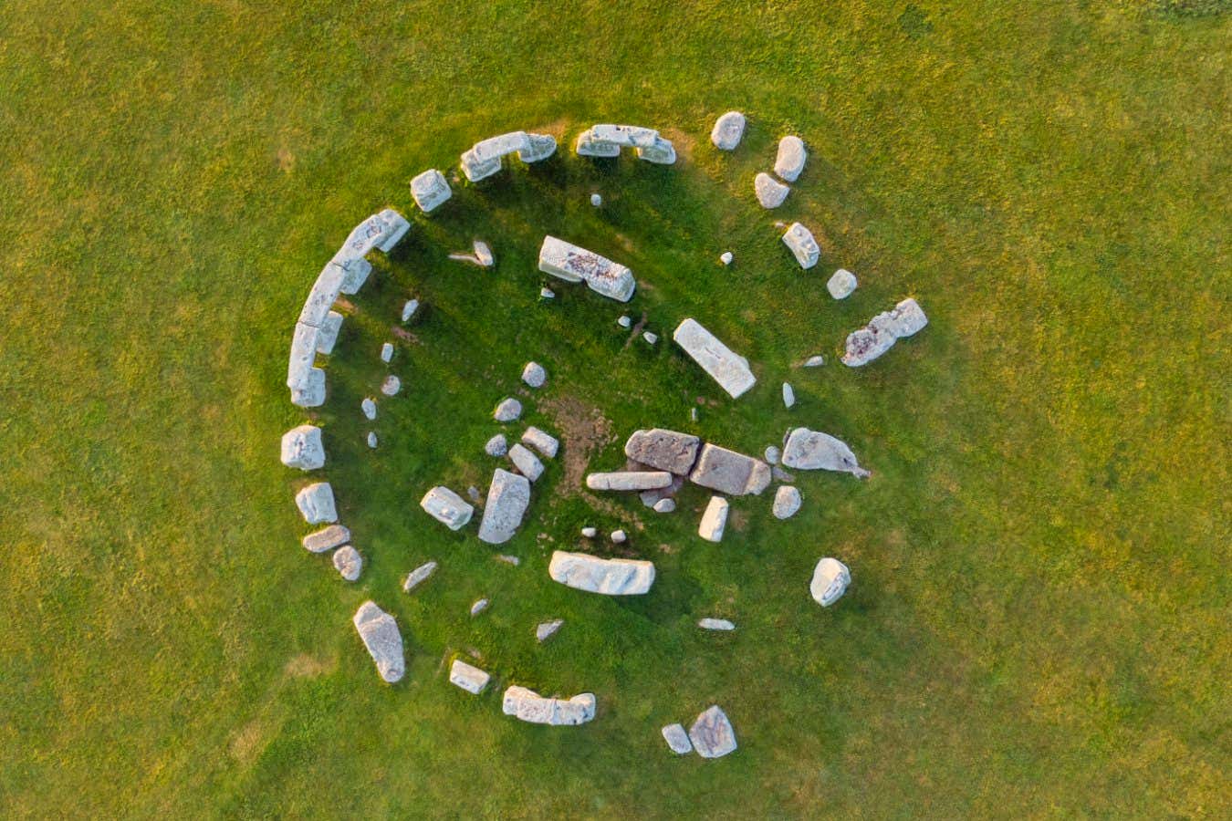 Stonehenge viewed from above