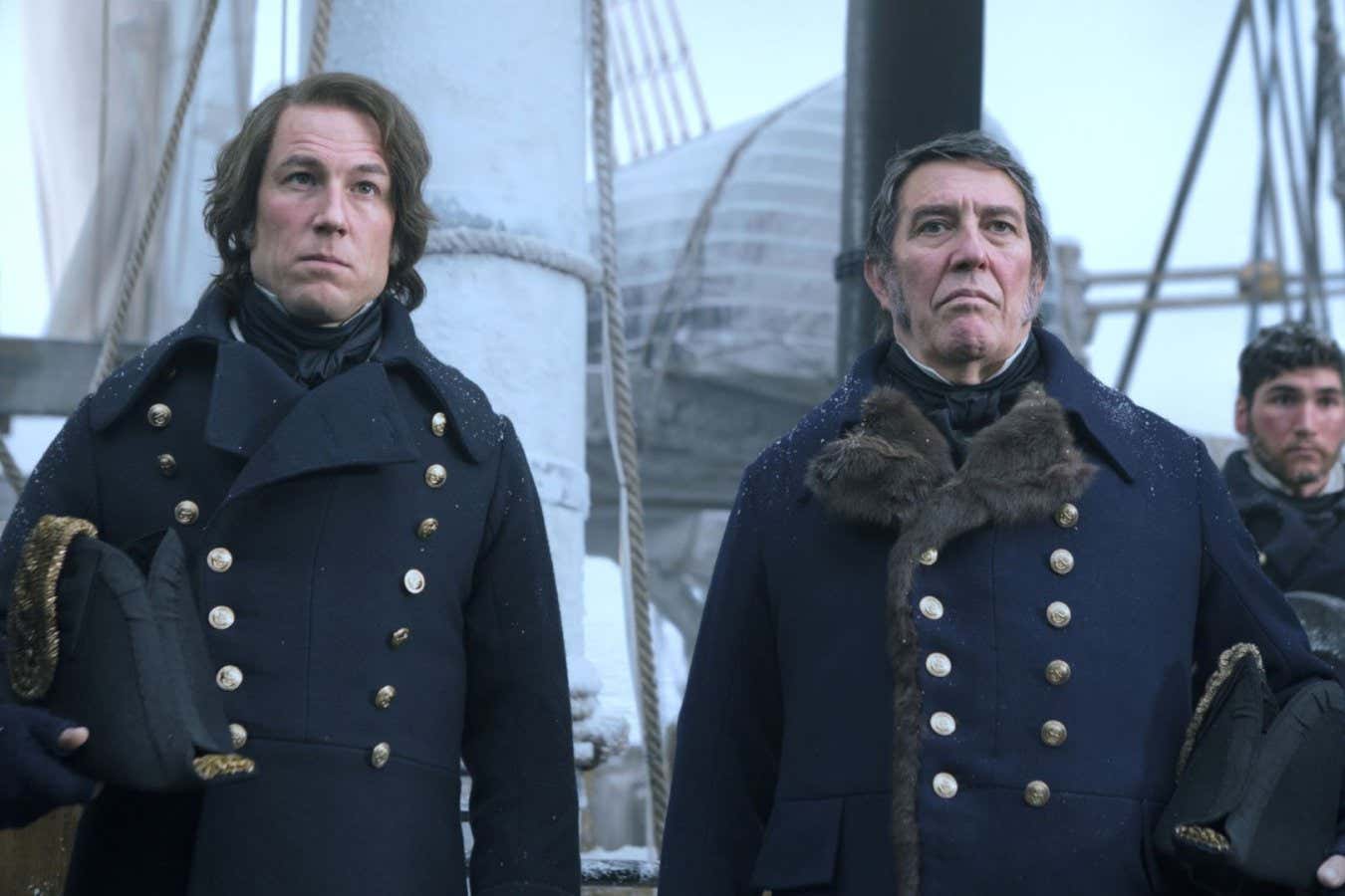 The Terror - An accident at sea cripples a Royal Navy expedition, forcing its captains to make a dire choice.