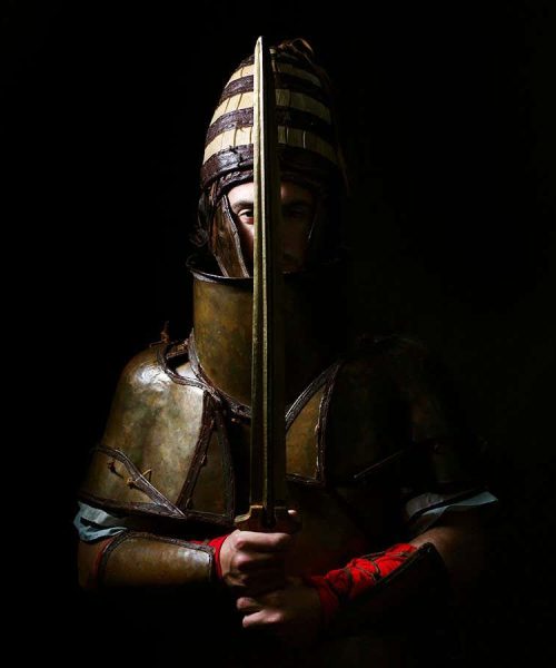 Modern soldiers test ancient Greek armour to show it worked for war
