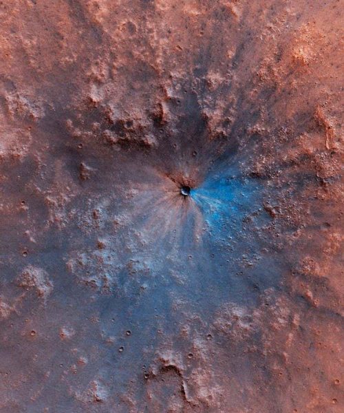 Strange meteorites have been traced to their source craters on Mars