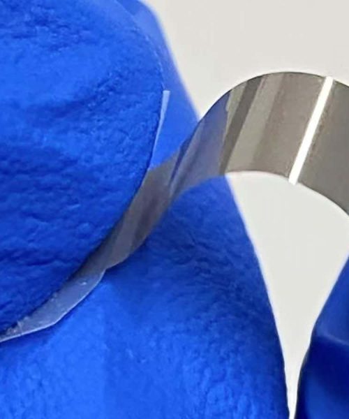Ultra-thin diamond wafers for electronics made using sticky tape