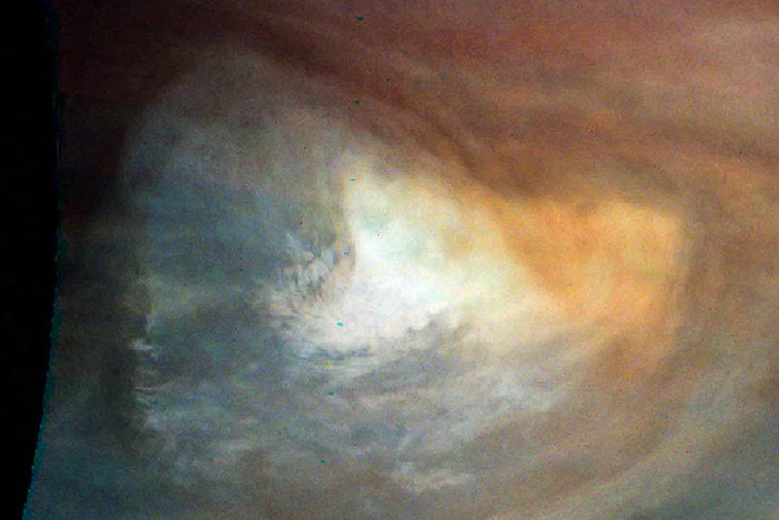 Jupiter thunderstorm