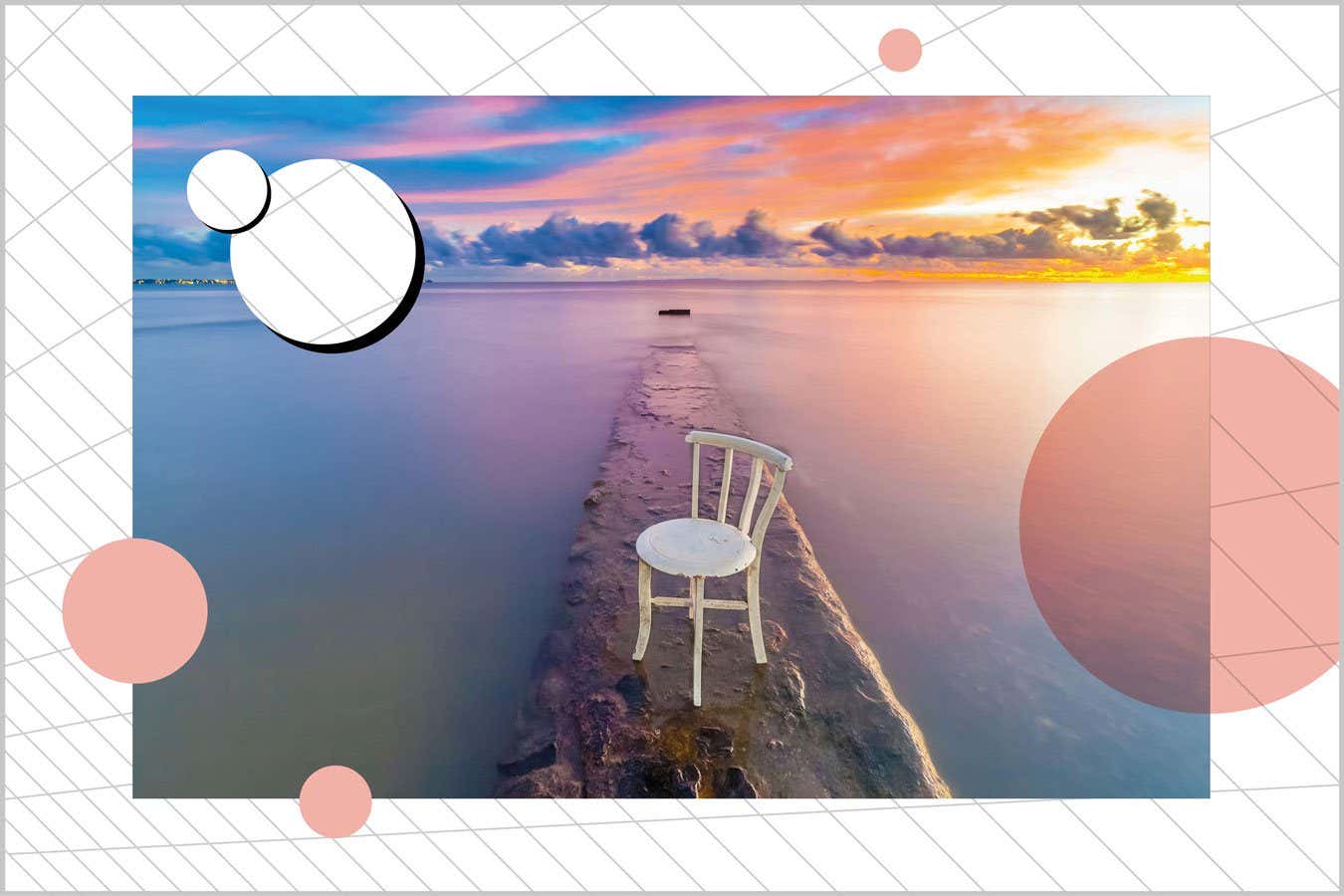 Chair on a jetty
