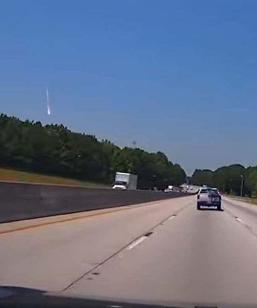Mystery fireball spotted plummeting to Earth over the US