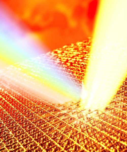 Gold can be heated to 14 times its melting point without melting