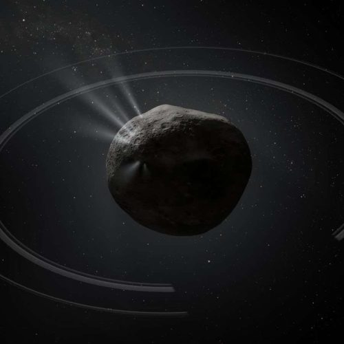 A distant comet is forming new rings while we watch in real time