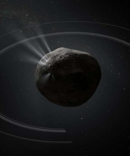A distant comet is forming new rings while we watch in real time