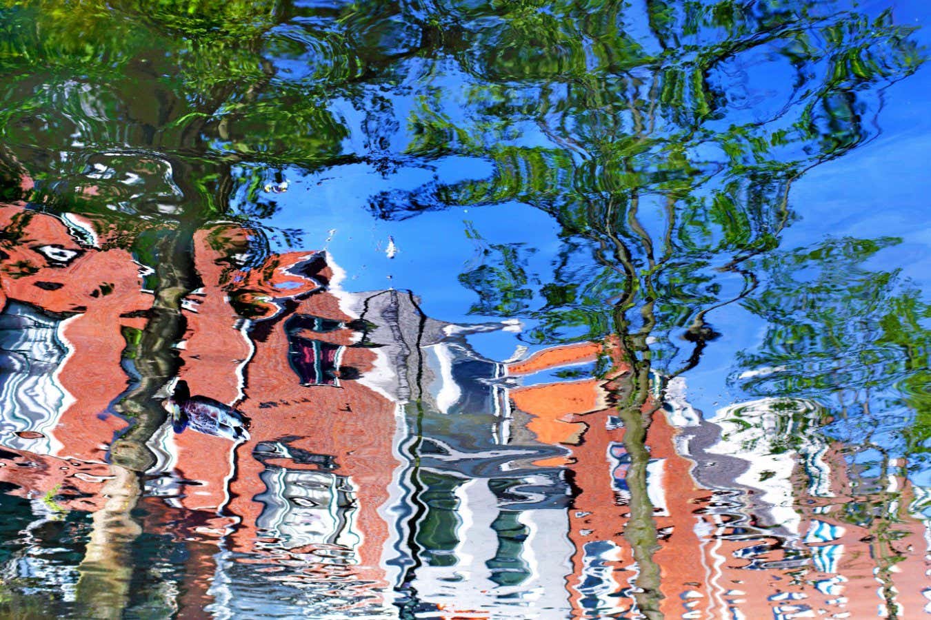 Reflections in a canal