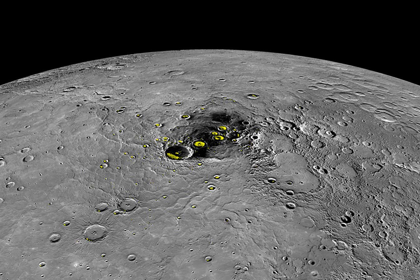 Ice on Mercury