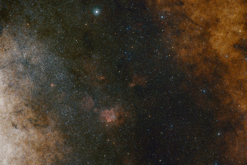 Star clouds in the constellation of Sagittarius in the direction of the centre of our Milky Way galaxy
