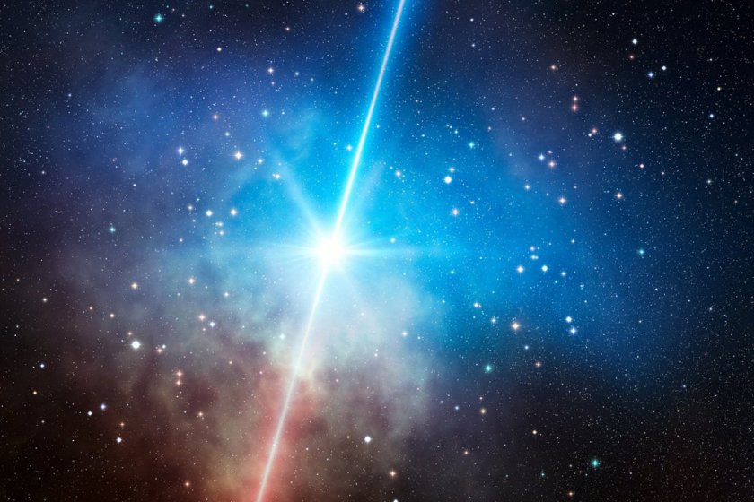 artist's impression of a dark gamma-ray burst in a star forming region