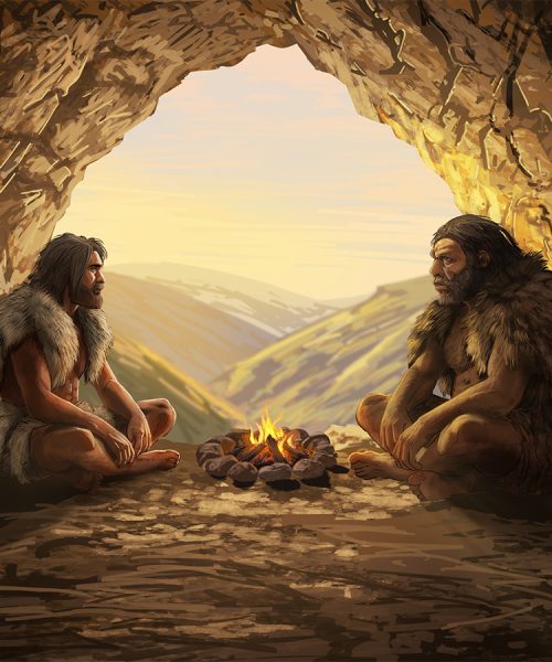 The cave where Neanderthals met Homo sapiens