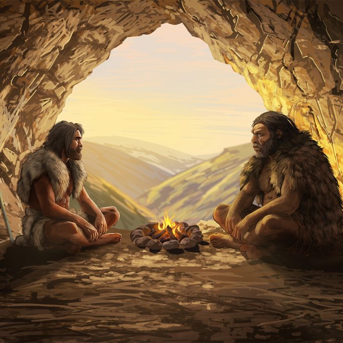 The cave where Neanderthals met Homo sapiens