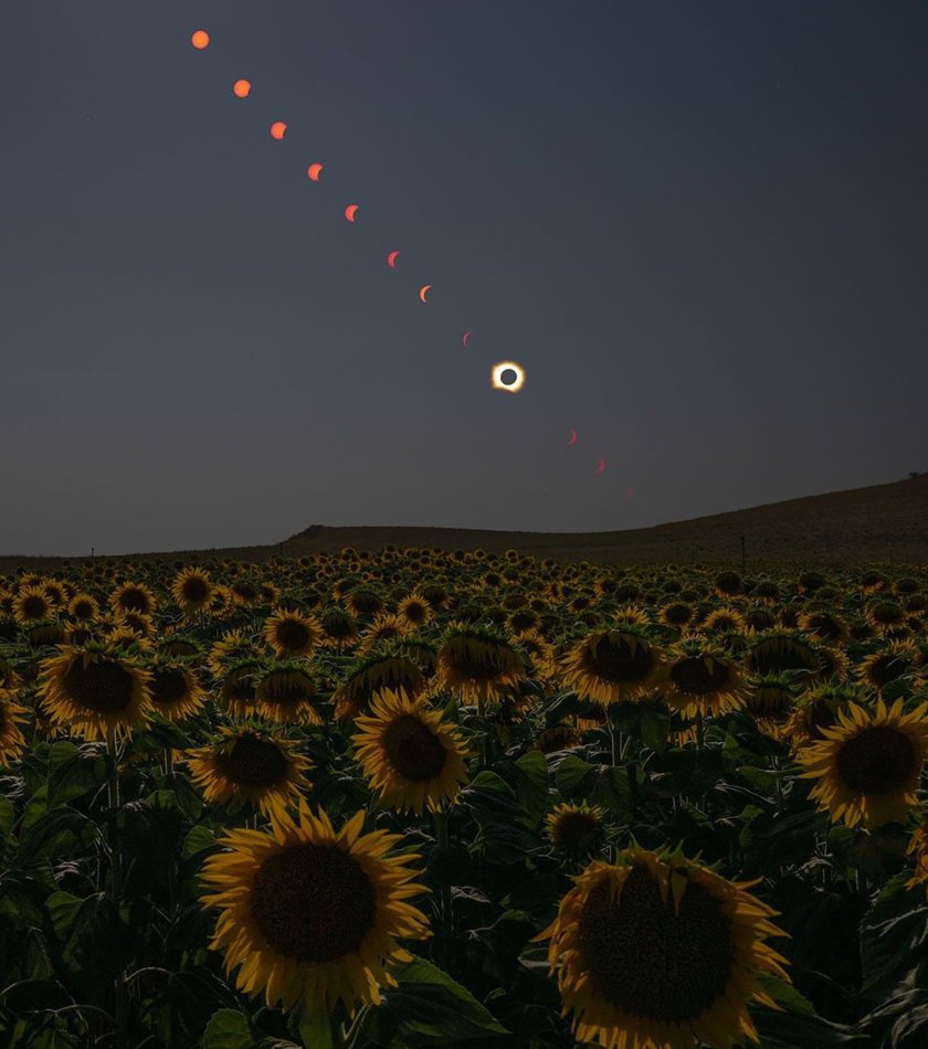 2026 Total Solar Eclipse This composite image shows the progression of a total solar eclipse over San Mill?n de los Caballeros, Spain, on Wednesday, Aug. 12, 2026. A total solar eclipse swept across parts of Greenland, Iceland, northern Russia, the Atlantic Ocean, Spain, and a small corner of Portugal. A partial eclipse was visible in parts of the U.S., most of Canada, much of Europe, and northwest Africa. Image Credit: NASA/Bill Ingalls