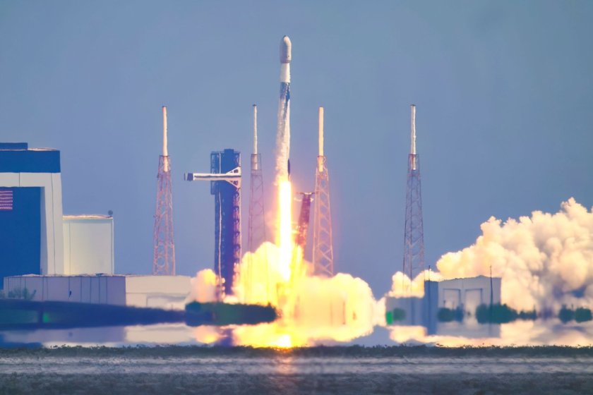 A SpaceX Falcon 9 rocket lifts off from Space Launch Complex-40 at Cape Canaveral Space Force Station, Florida, on 21 August 2026