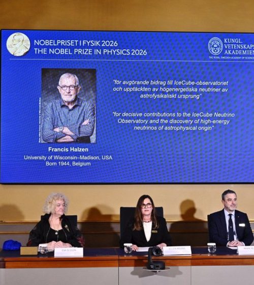 Nobel prize in physics awarded for discovery of high-energy neutrinos