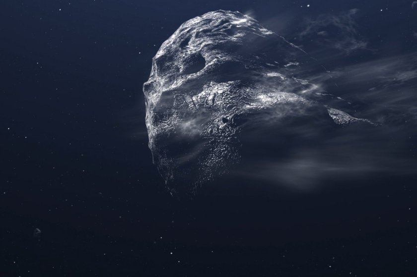 3d rendering-Giant Asteroid